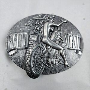 Unisex "Hard Tail" Motorcycle Nude Belt Buckle